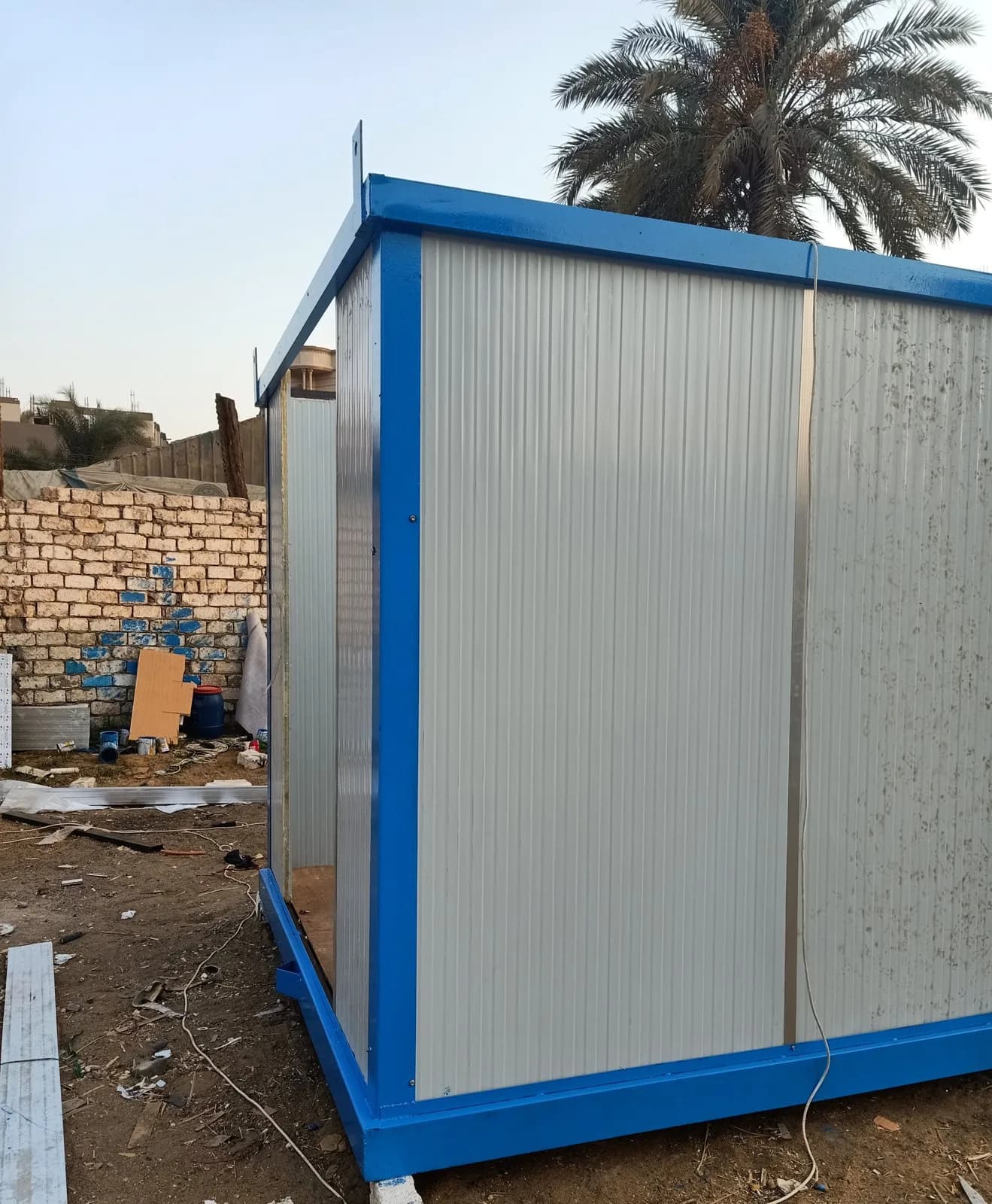كرفان مكتبي 3×6 متر ساندويتش بانل جديد – تصنيع حسب الطلب – صورة 1