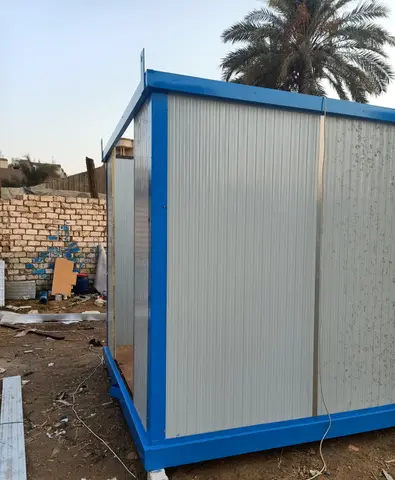 كرفان مكتبي 3×6 متر ساندويتش بانل جديد – تصنيع حسب الطلب