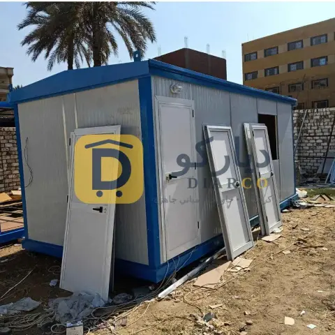 كرفان مكتب موقع 3×6 متر ساندويتش بانل
