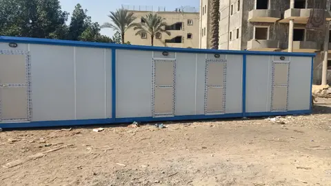 كرفان 3×12 بأربع أبواب مستقلة لسكن العاملين